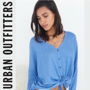 Urban Outfitters Blue Long Sleeve Top